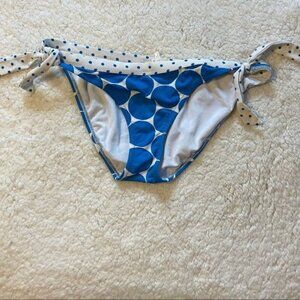 Aero Blue and White Circle Swim Bottoms